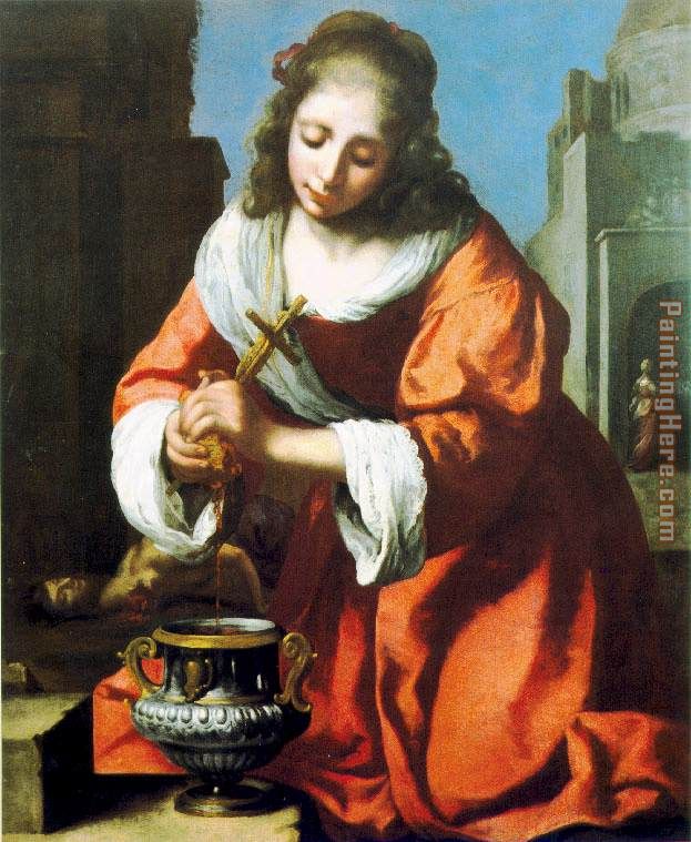 Johannes Vermeer Saint Praxidis